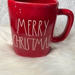 Rae Dunn “Merry Christmas” Red Ceramic Mug Holiday Coffee Cup